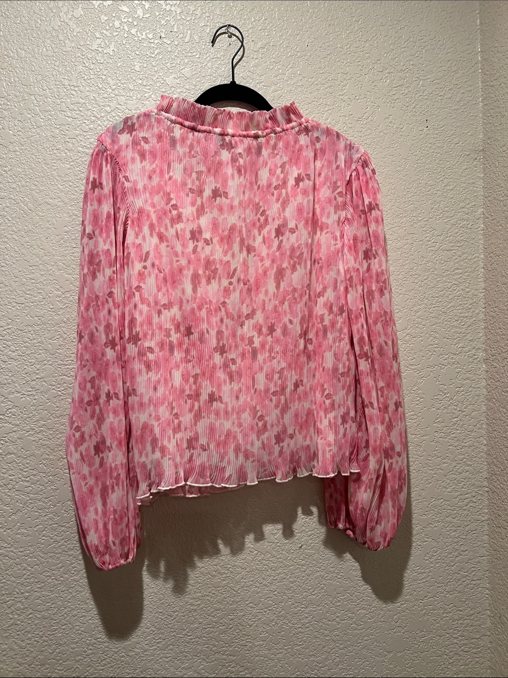 GANNI Pink Pleated Blouse - Picture 6 of 6